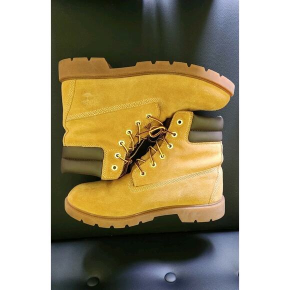 Timberland Women’s 9.5 Linden Woods Waterproof Boots 6” Wheat New Whit Out Box - Picture 6 of 8